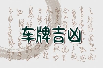 为什么车牌尾数越大越好 尾数越大越吉利吗 为什么车牌尾数越大越好 尾数越大越吉利吗