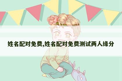 姓名配对免费,姓名配对免费测试两人缘分 姓名配对免费,姓名配对免费测试两人缘分