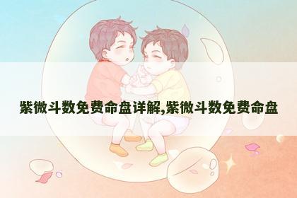 紫微斗数免费命盘详解,紫微斗数免费命盘 紫微斗数免费命盘详解,紫微斗数免费命盘