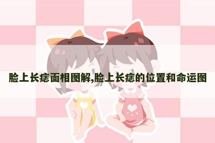 脸上长痣面相图解,脸上长痣的位置和命运图 脸上长痣面相图解,脸上长痣的位置和命运图