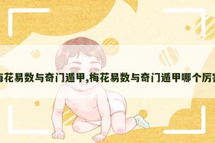 梅花易数与奇门遁甲,梅花易数与奇门遁甲哪个厉害 梅花易数与奇门遁甲,梅花易数与奇门遁甲哪个厉害